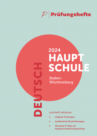 Prüfungsheft Hauptschule Deutsch Baden-Württemberg 2024