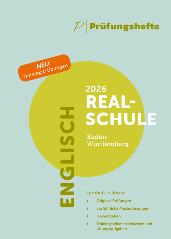Englisch Original-Prüfungen - Realschulabschluss 2025
