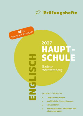 Englisch Original-Prüfungen - Hauptschulabschluss 2027